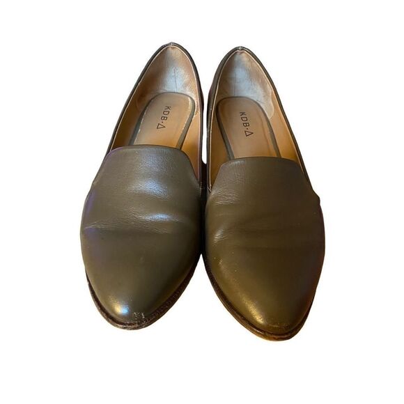 Kelsi dagger KDB victory green leather loafer size 8 - Picture 2 of 7